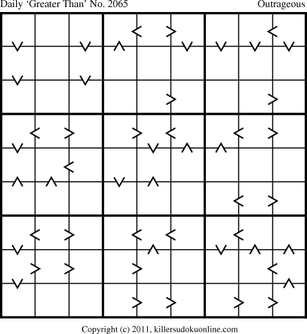 Killer Sudoku for 12/9/2011