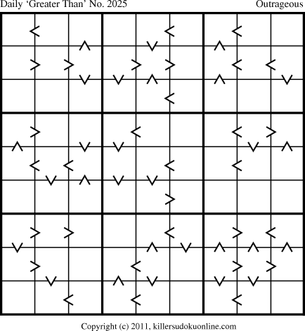 Killer Sudoku for 10/30/2011