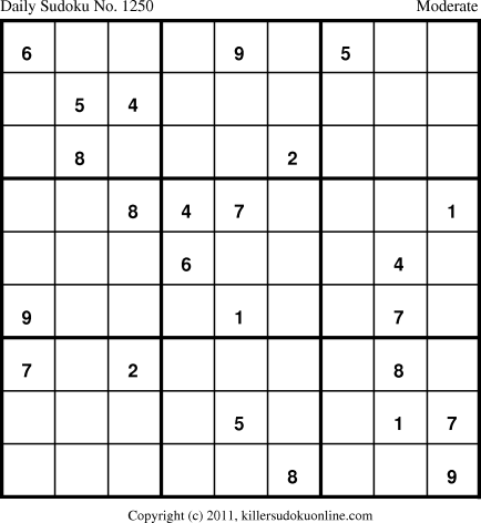 Killer Sudoku for 8/5/2011