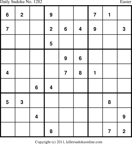 Killer Sudoku for 9/6/2011