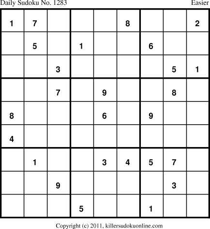Killer Sudoku for 9/7/2011