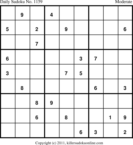 Killer Sudoku for 5/6/2011