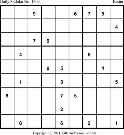 Killer Sudoku for 10/3/2011