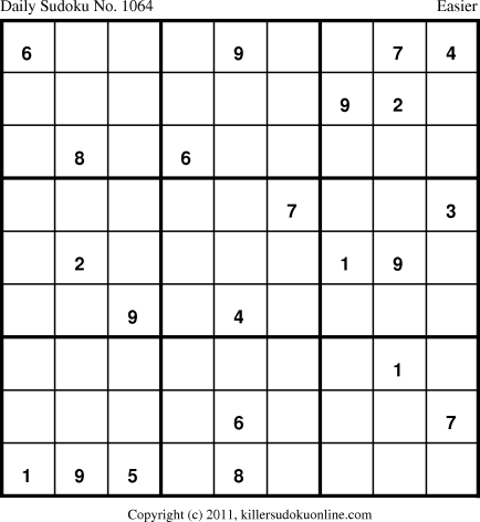 Killer Sudoku for 1/31/2011
