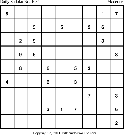 Killer Sudoku for 2/20/2011