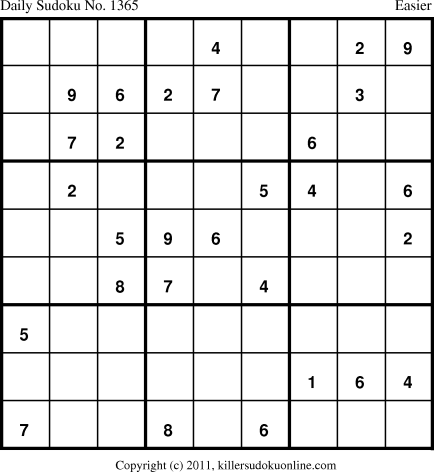 Killer Sudoku for 11/28/2011
