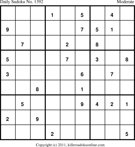 Killer Sudoku for 12/25/2011