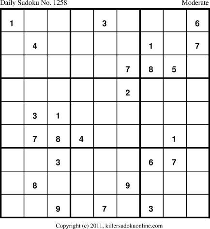 Killer Sudoku for 8/13/2011