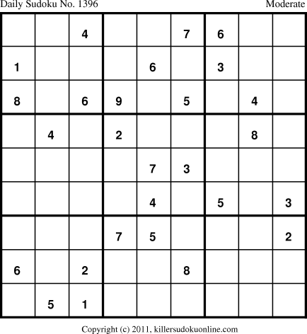 Killer Sudoku for 12/29/2011