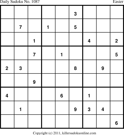 Killer Sudoku for 2/23/2011
