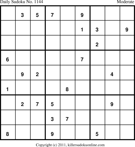 Killer Sudoku for 4/21/2011