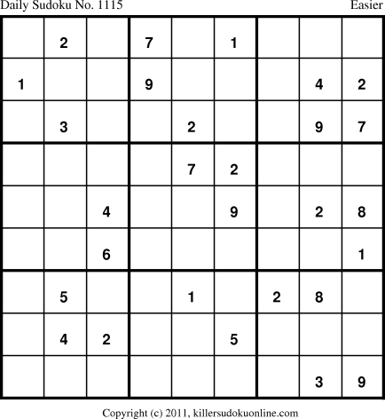 Killer Sudoku for 3/23/2011
