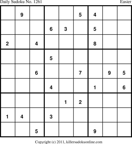 Killer Sudoku for 8/16/2011