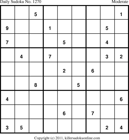 Killer Sudoku for 8/25/2011