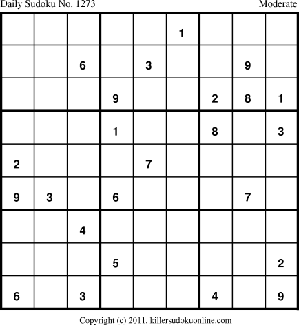 Killer Sudoku for 8/28/2011