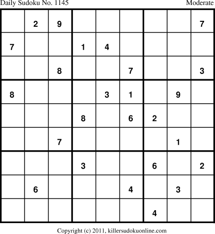 Killer Sudoku for 4/22/2011