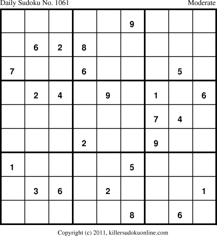 Killer Sudoku for 1/28/2011