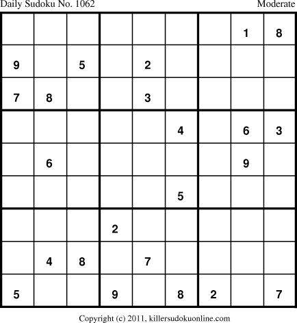 Killer Sudoku for 1/29/2011