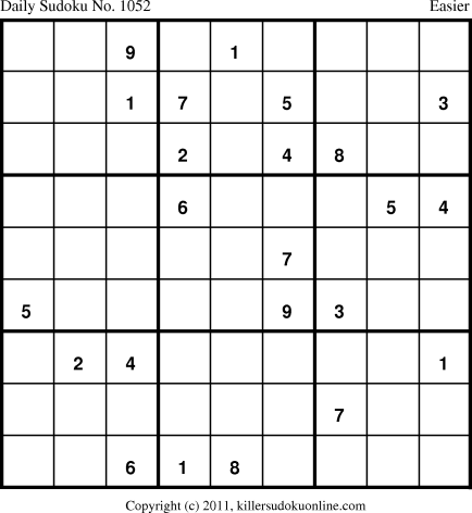 Killer Sudoku for 1/19/2011