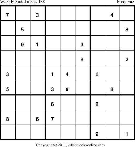 Killer Sudoku for 10/10/2011