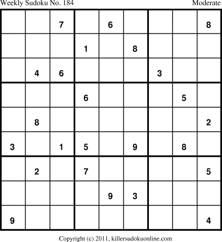 Killer Sudoku for 9/12/2011