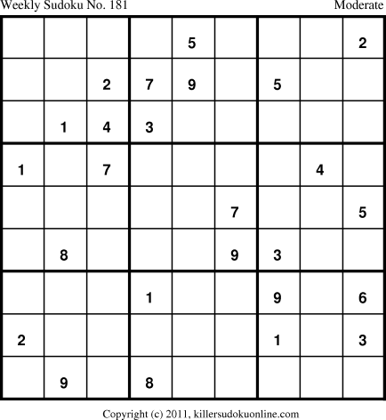 Killer Sudoku for 8/22/2011