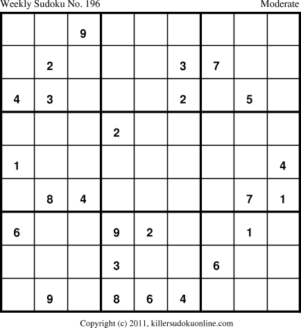 Killer Sudoku for 12/5/2011