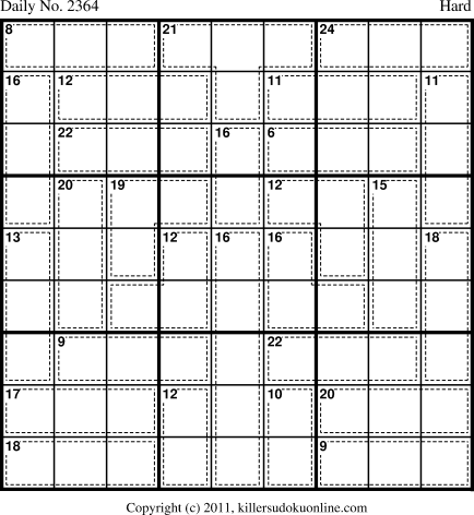 Killer Sudoku for 6/8/2012