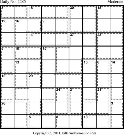 Killer Sudoku for 3/21/2012