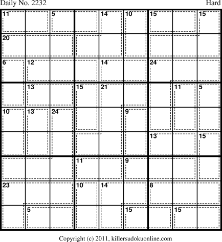 Killer Sudoku for 1/28/2012