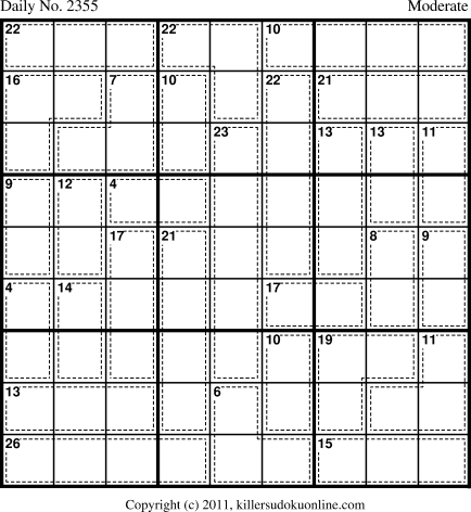Killer Sudoku for 5/30/2012