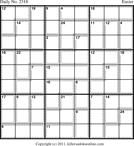 Killer Sudoku for 4/23/2012