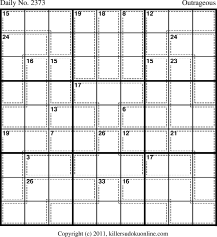 Killer Sudoku for 6/17/2012