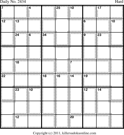 Killer Sudoku for 8/17/2012