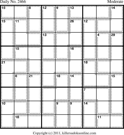 Killer Sudoku for 9/18/2012