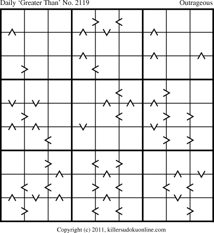 Killer Sudoku for 2/1/2012