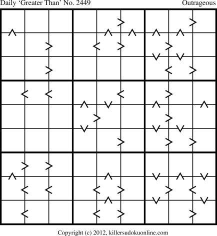 Killer Sudoku for 12/27/2012