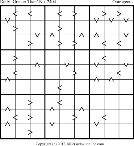 Killer Sudoku for 11/12/2012
