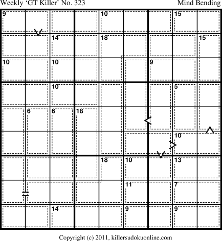 Killer Sudoku for 6/18/2012
