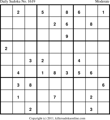 Killer Sudoku for 8/8/2012