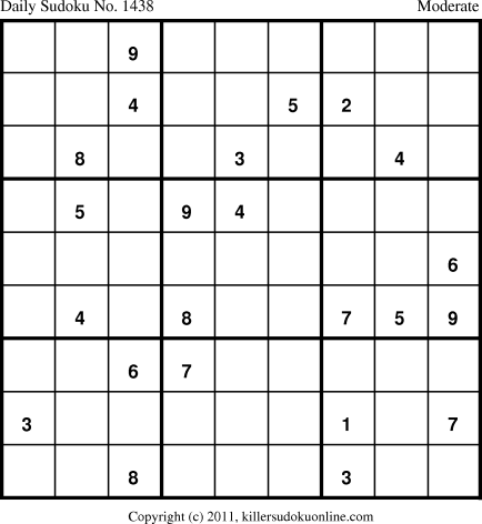 Killer Sudoku for 2/9/2012