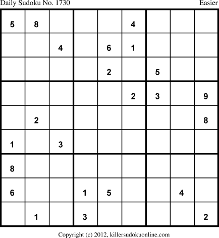 Killer Sudoku for 11/27/2012
