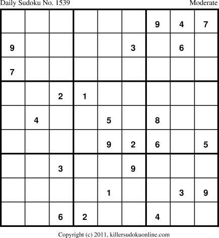 Killer Sudoku for 5/20/2012