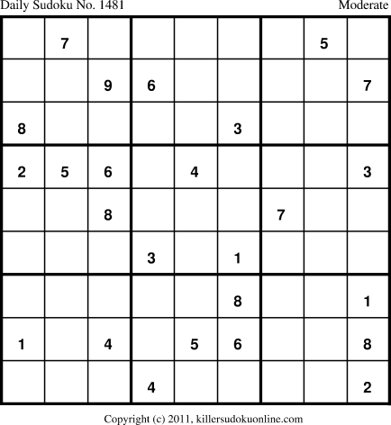 Killer Sudoku for 3/23/2012
