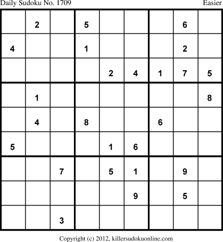 Killer Sudoku for 11/6/2012