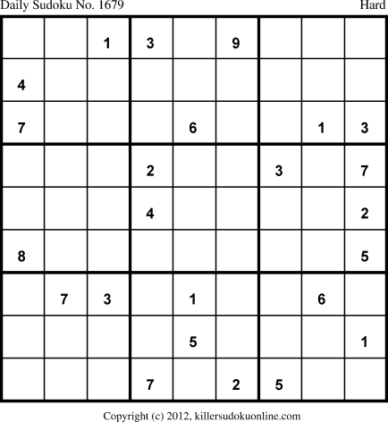 Killer Sudoku for 10/7/2012