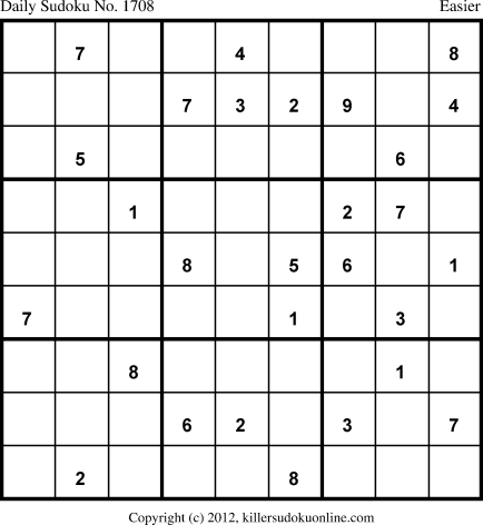 Killer Sudoku for 11/5/2012