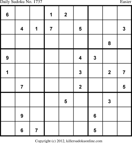 Killer Sudoku for 12/4/2012