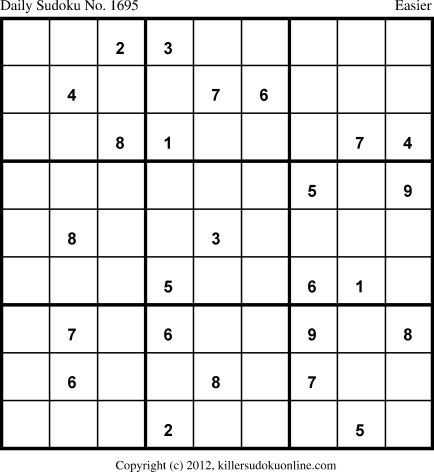 Killer Sudoku for 10/23/2012