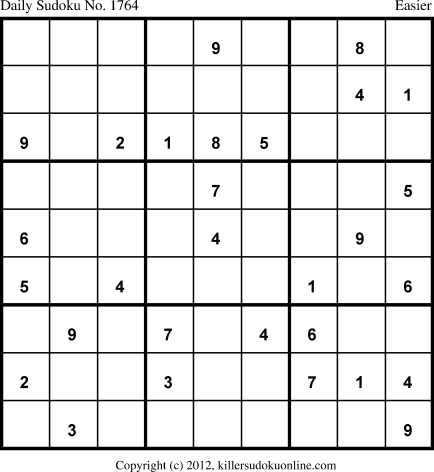 Killer Sudoku for 12/31/2012